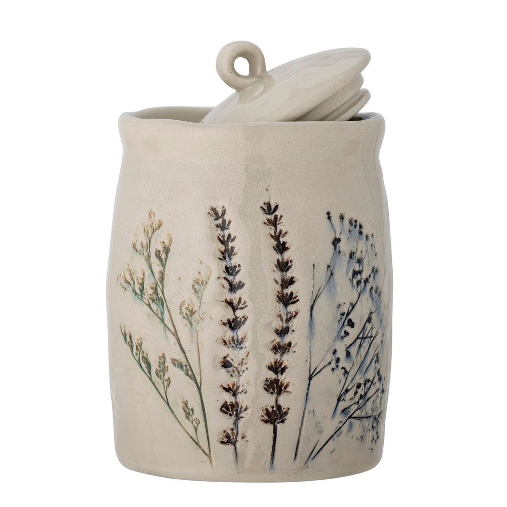 Food storage - Bea Jar w/Lid, Nature, Stoneware  - BLOOMINGVILLE MULTIBRAND HOUSE