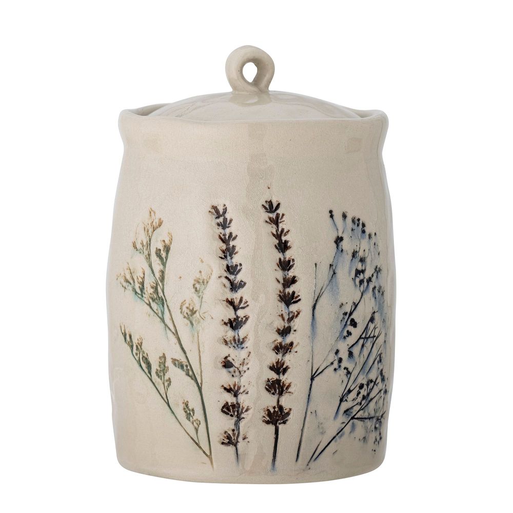 Food storage - Bea Jar w/Lid, Nature, Stoneware  - BLOOMINGVILLE MULTIBRAND HOUSE