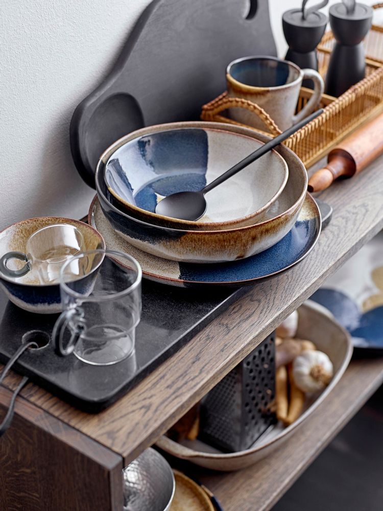 Couverts & ustensiles de cuisine - Hanif Salt & Pepper Mill, Noir, Bois d'hévéa Set - BLOOMINGVILLE MULTIBRAND HOUSE