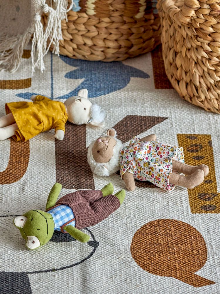 Jouets enfants - Animal friends Poupée, Jaune, Coton Set of 3 - BLOOMINGVILLE MINI
