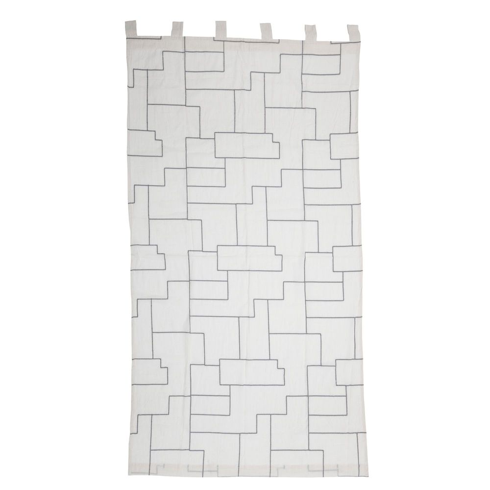 Bathroom storage - Lyria Curtain, Nature, Cotton  - BLOOMINGVILLE MULTIBRAND HOUSE