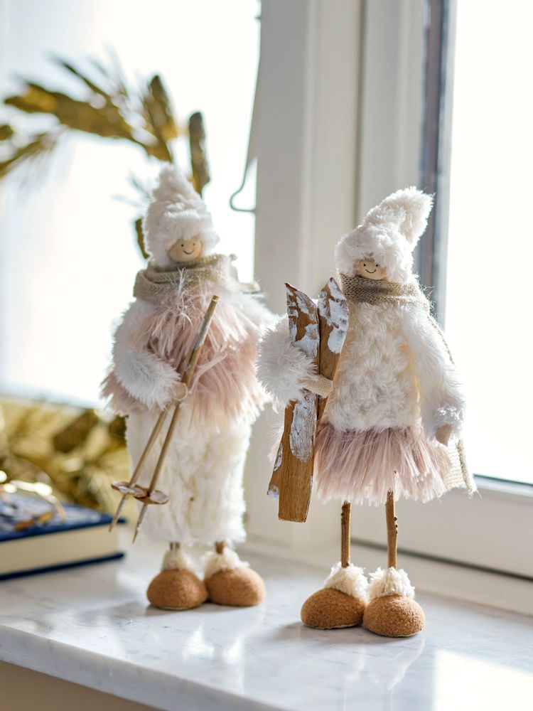 Objets de décoration - Sneha Déco, Blanc, Polyester Set of 2 - BLOOMINGVILLE MULTIBRAND HOUSE