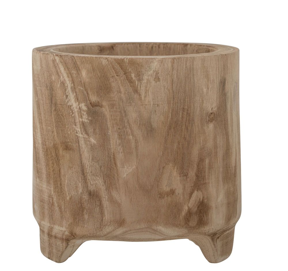 Flower pots - Pon Deco Flowerpot, Nature, Paulownia - CREATIVE COLLECTION