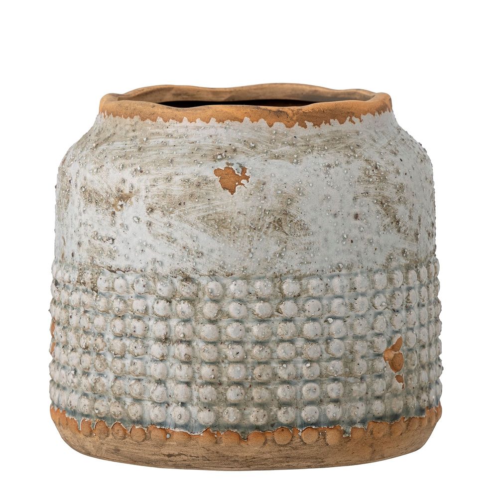 Vases - Apollo Deco Vase, Grey, Terracotta  - BLOOMINGVILLE MULTIBRAND HOUSE
