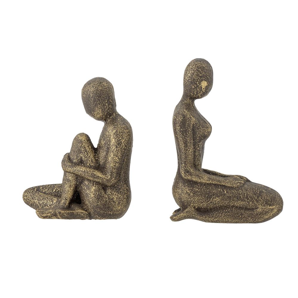 Decorative objects - Roselie Bookend, Brass, Cast Iron Set of 2 - BLOOMINGVILLE MULTIBRAND HOUSE
