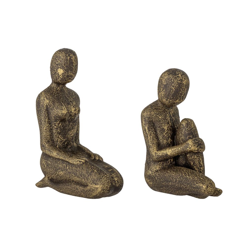 Decorative objects - Roselie Bookend, Brass, Cast Iron Set of 2 - BLOOMINGVILLE MULTIBRAND HOUSE