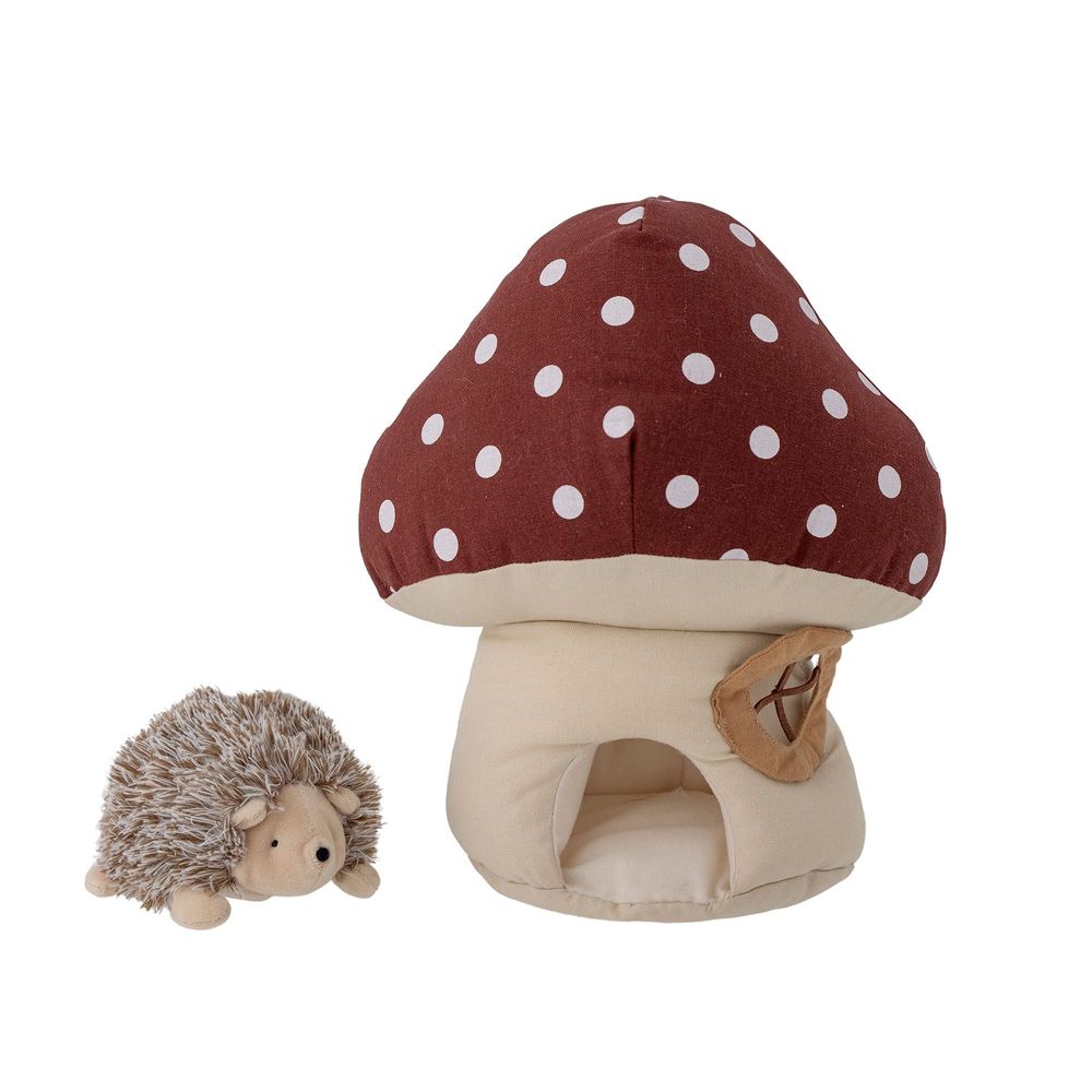 Jouets enfants - Gaston Jouet en peluche, Rouge, Lin Set of 2 - BLOOMINGVILLE MINI