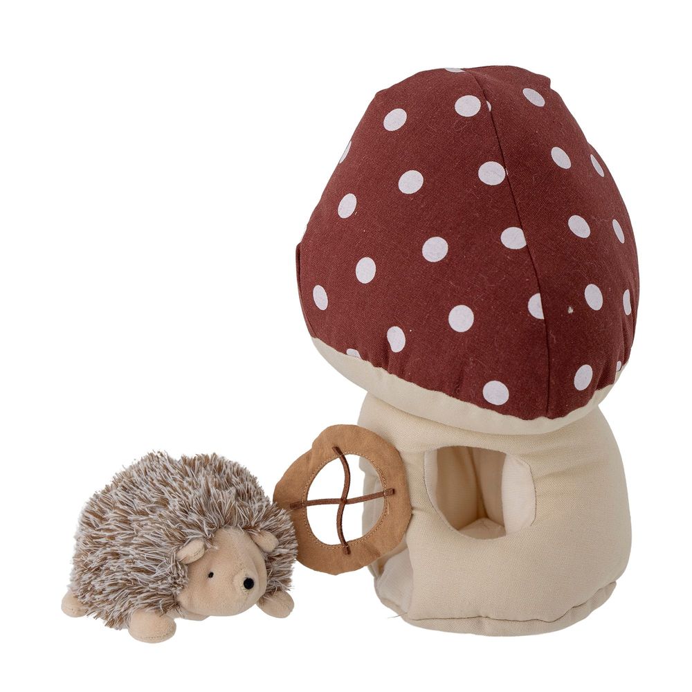 Jouets enfants - Gaston Jouet en peluche, Rouge, Lin Set of 2 - BLOOMINGVILLE MINI