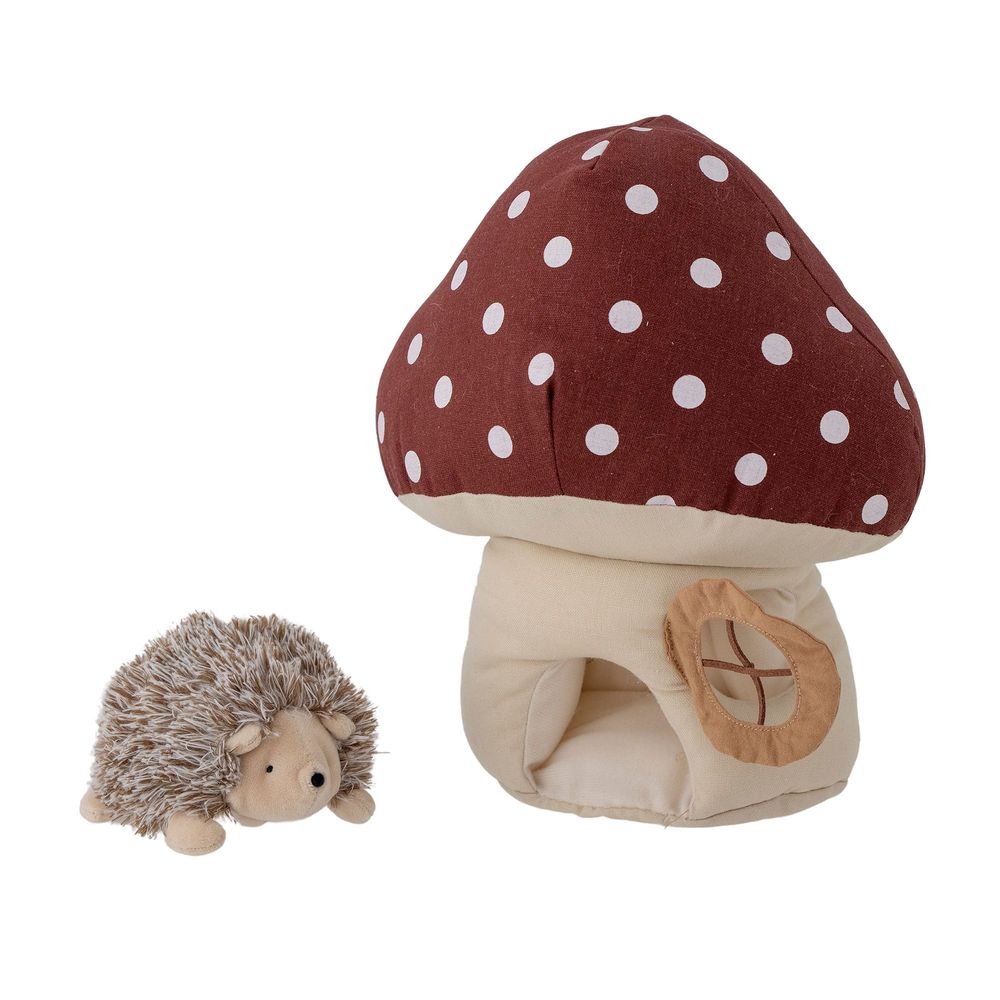 Jouets enfants - Gaston Jouet en peluche, Rouge, Lin Set of 2 - BLOOMINGVILLE MINI