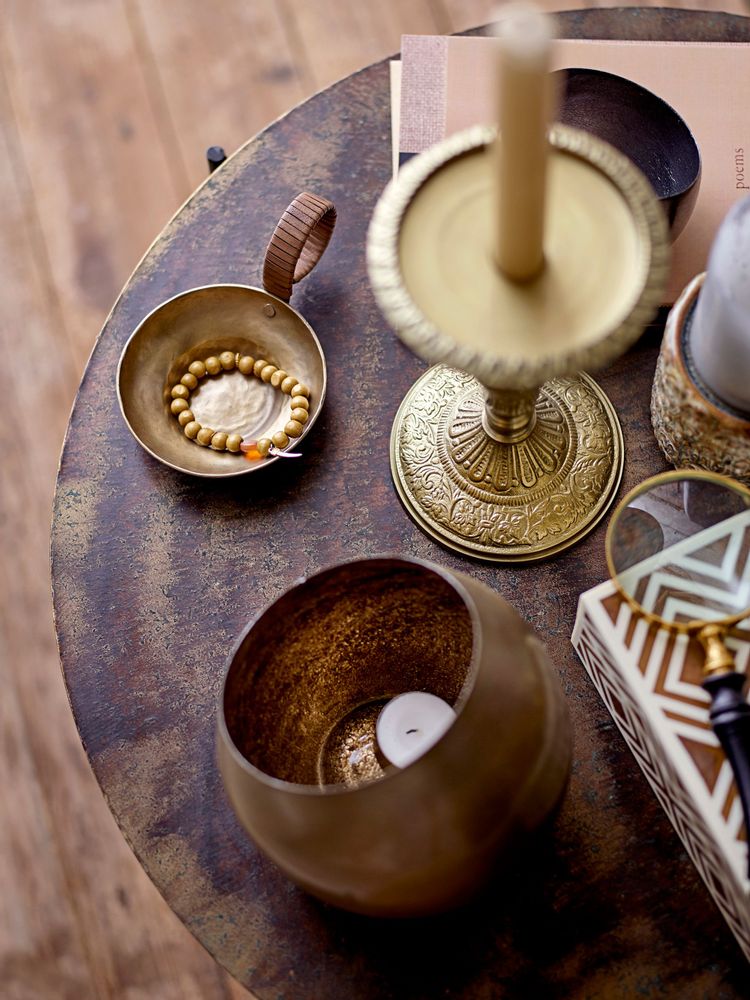 Bougeoirs et photophores - Filia Photophore, Brass, Métal - BLOOMINGVILLE MULTIBRAND HOUSE