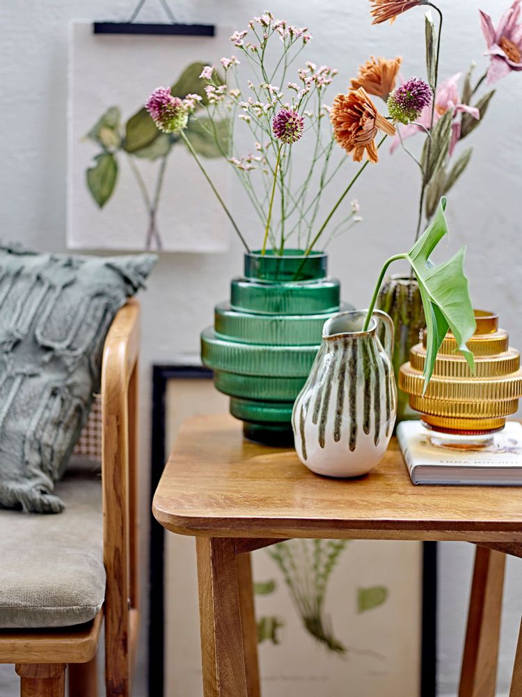 Vases - Link Vase, Verte, Grès  - CREATIVE COLLECTION