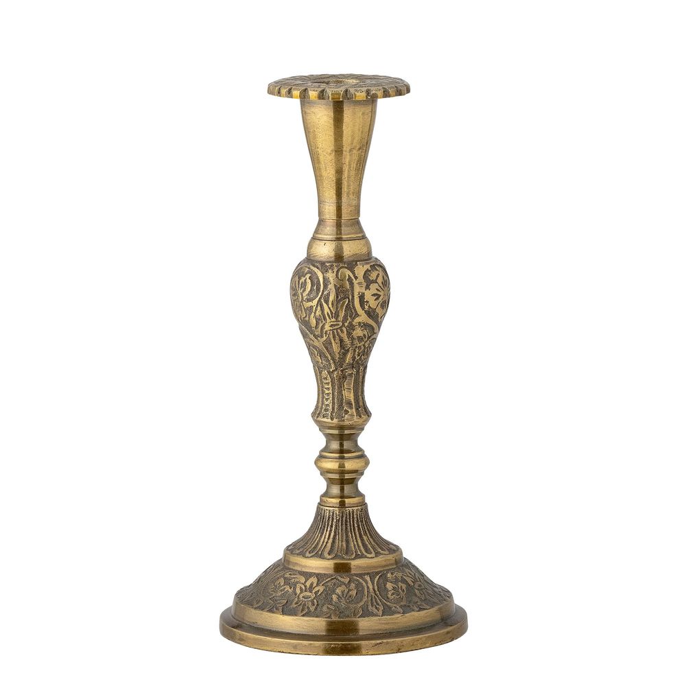 Candlesticks and candle holders - Lenette Candle Holder, Brass, Aluminum - CREATIVE COLLECTION