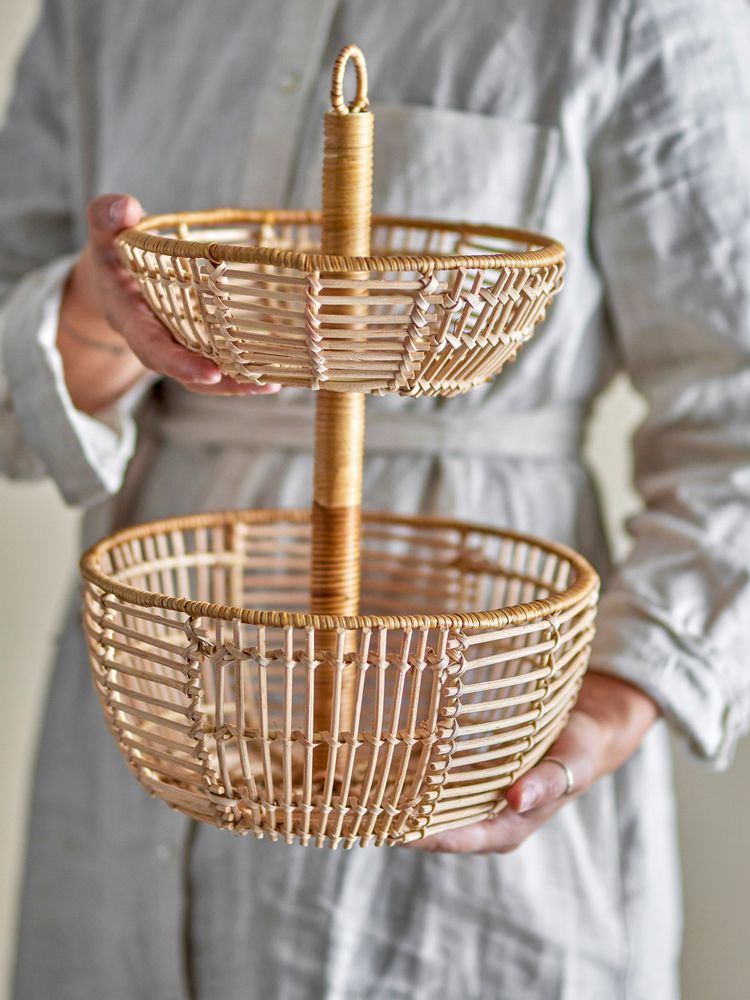 Plateaux - Gena tagère, Nature, Rotin  - BLOOMINGVILLE MULTIBRAND HOUSE