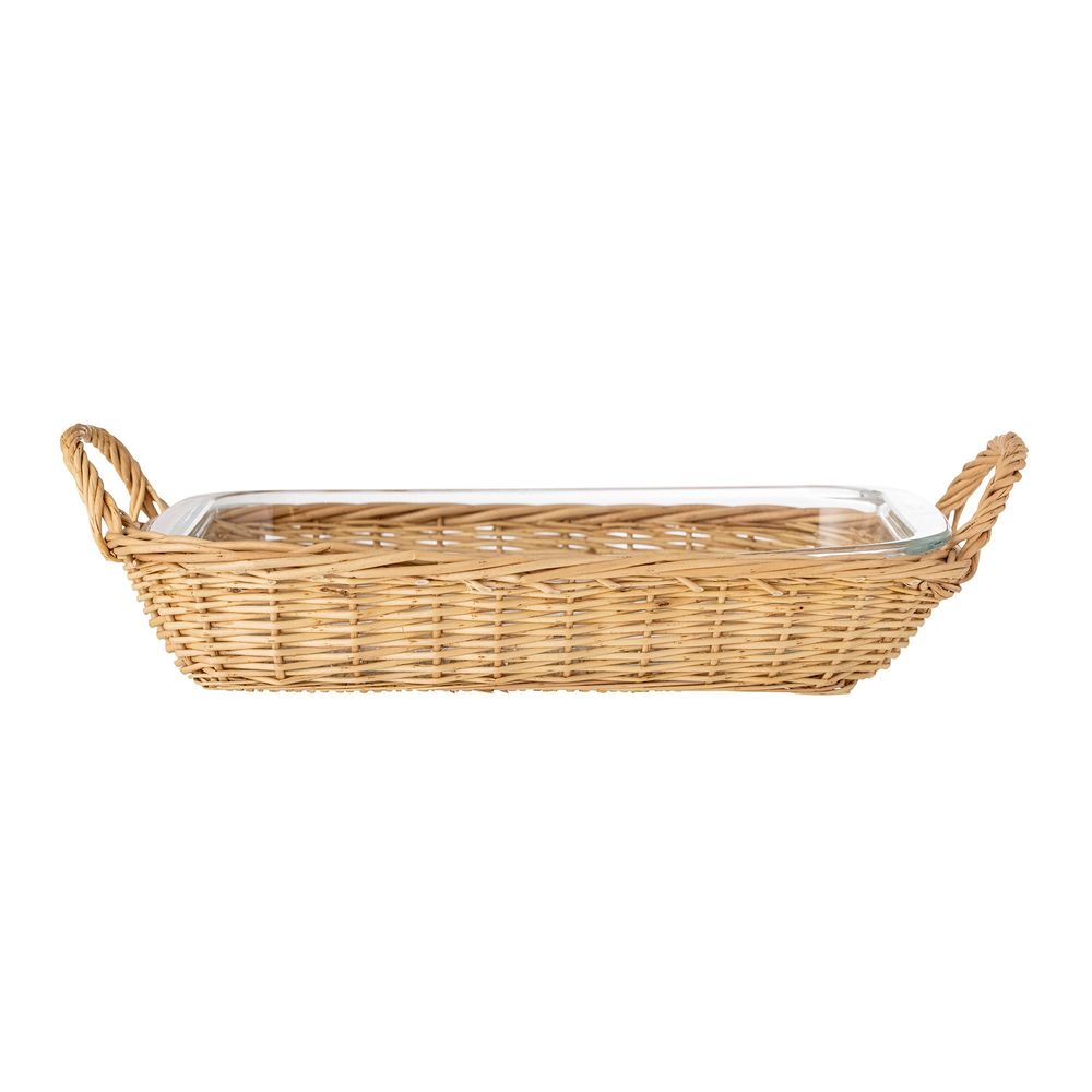 Couverts & ustensiles de cuisine - Mariam Plat au four avec panier, Dégager, Verre - BLOOMINGVILLE MULTIBRAND HOUSE
