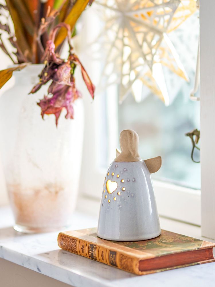 Decorative objects - Ruth Deco w/Light, White, Stoneware - BLOOMINGVILLE MULTIBRAND HOUSE
