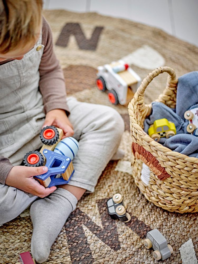 Jouets enfants - Vito Petite voiture, Blue, FSC® 100% , Pine - BLOOMINGVILLE MINI