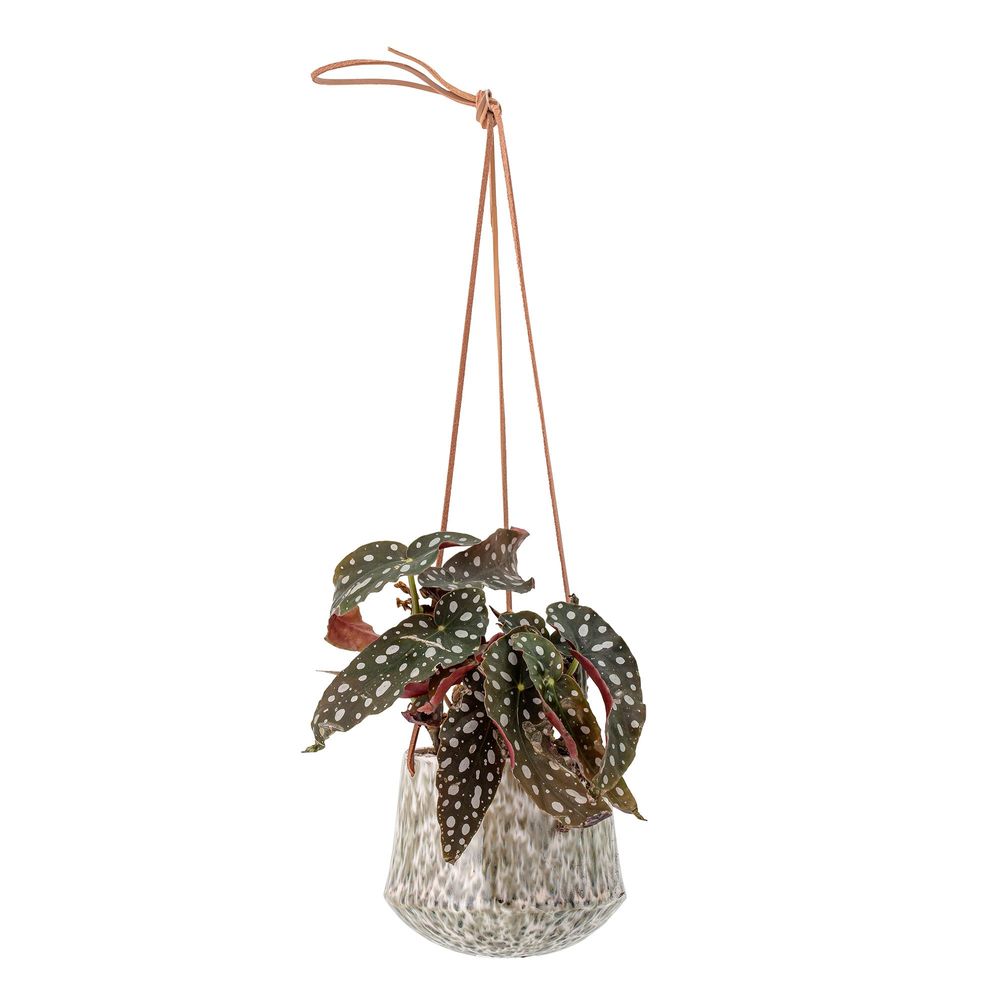 Flower pots - Ilda Flowerpot, Hanging, Green, Stoneware  - BLOOMINGVILLE MULTIBRAND HOUSE