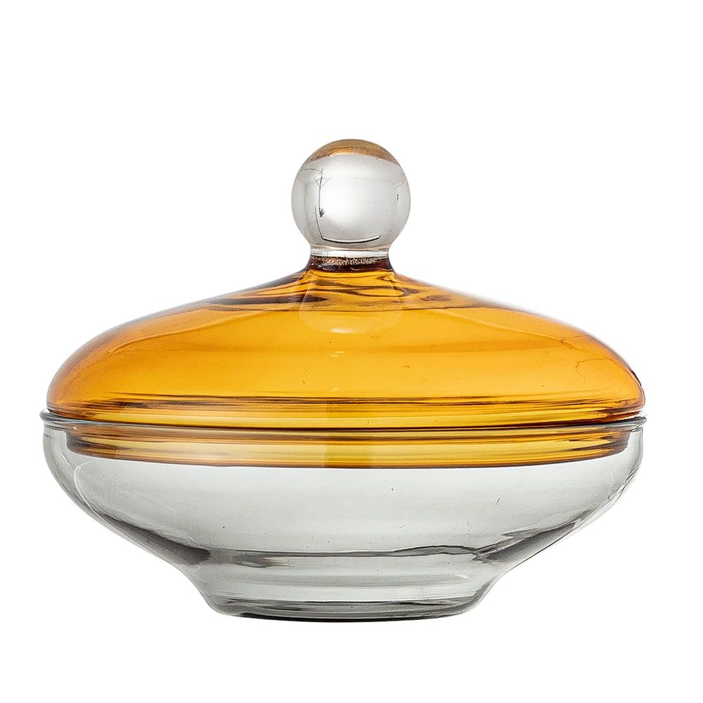 Food storage - Danni Jar w/Lid, Yellow, Glass - BLOOMINGVILLE MULTIBRAND HOUSE