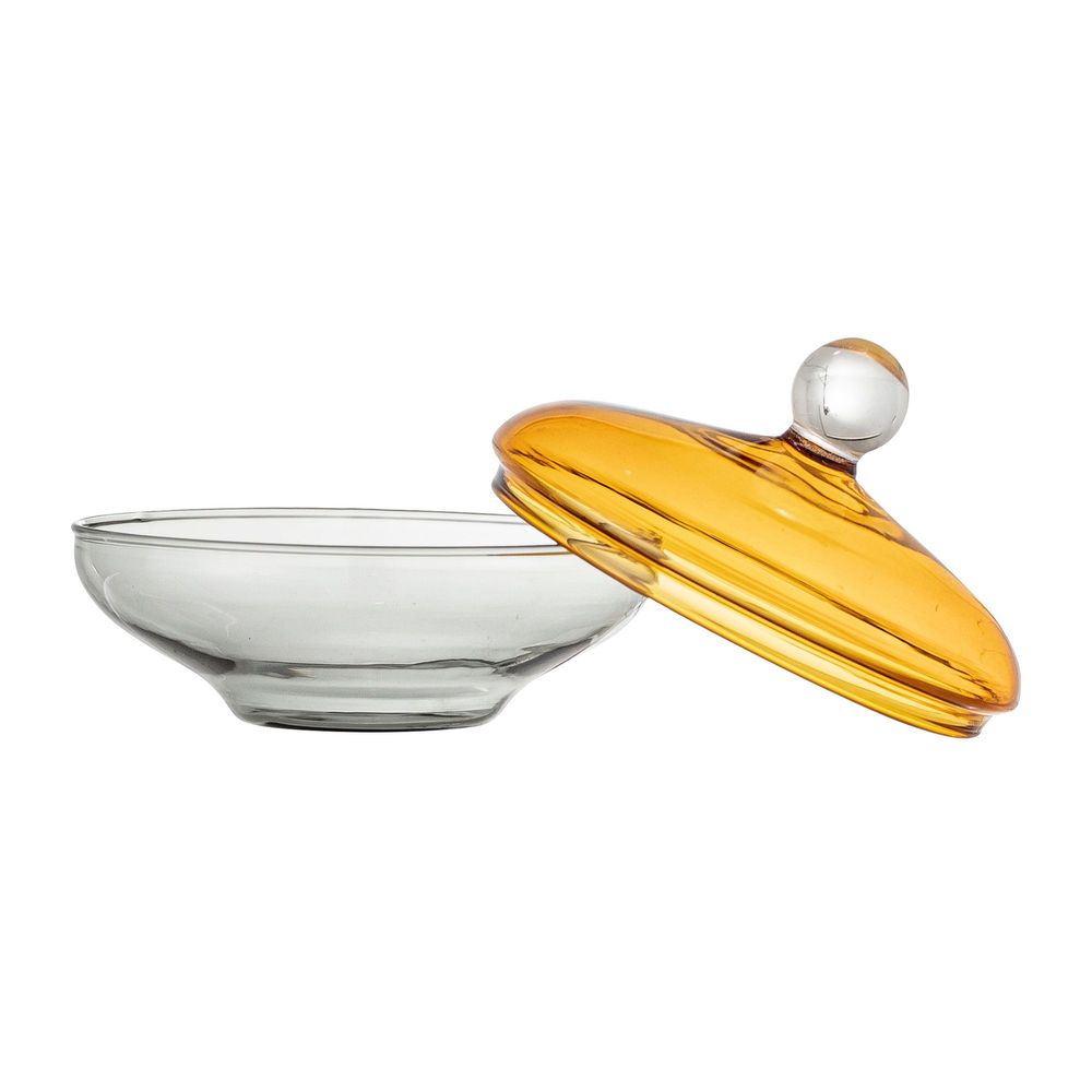 Food storage - Danni Jar w/Lid, Yellow, Glass - BLOOMINGVILLE MULTIBRAND HOUSE