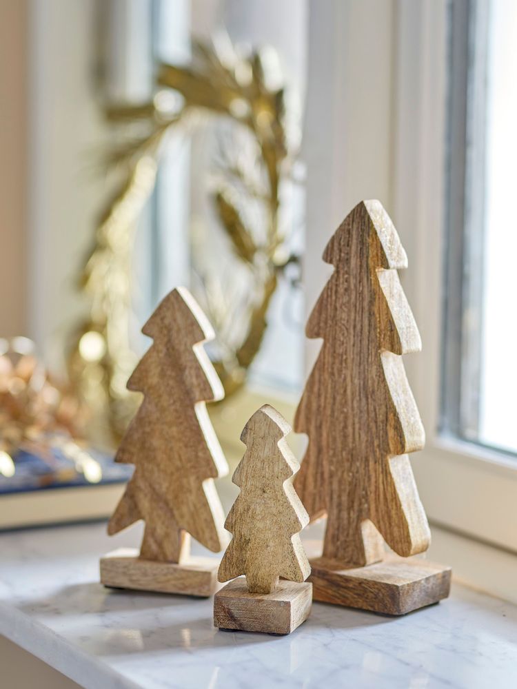 Objets de décoration - Louella Arbre déco, Nature, Mango Set of 3 - BLOOMINGVILLE MULTIBRAND HOUSE
