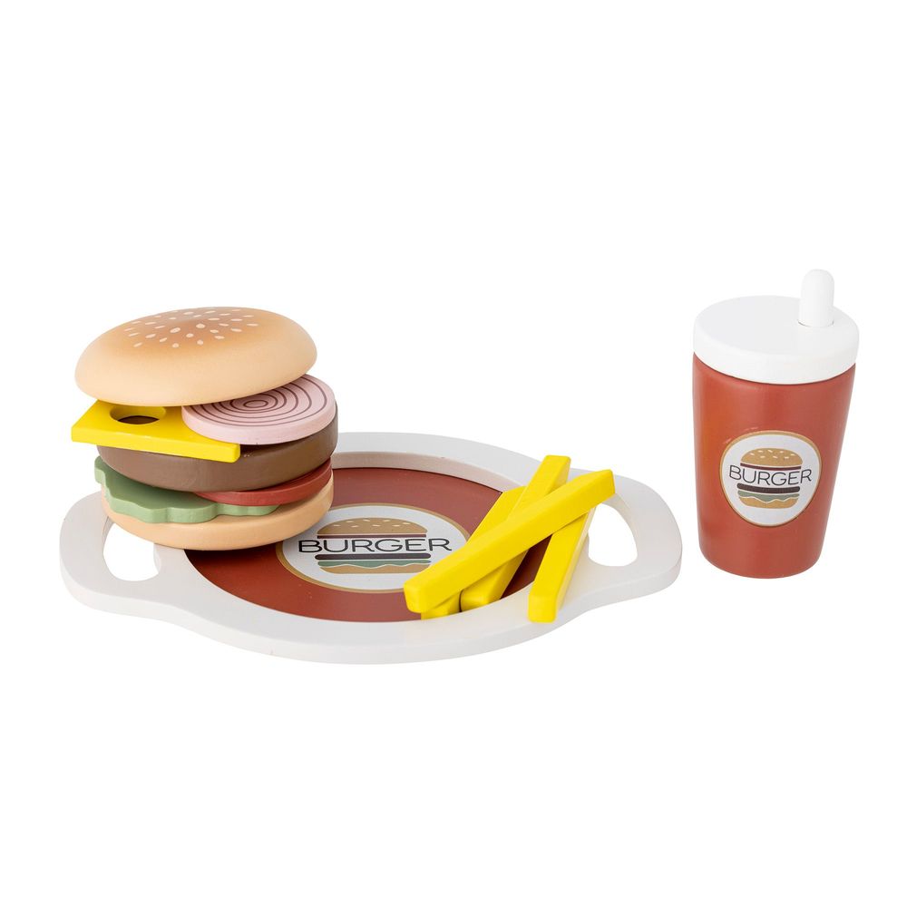 Toys - Jools Play Set, Food, Brown, FSC®100%, MDF Set of 13 - BLOOMINGVILLE MINI