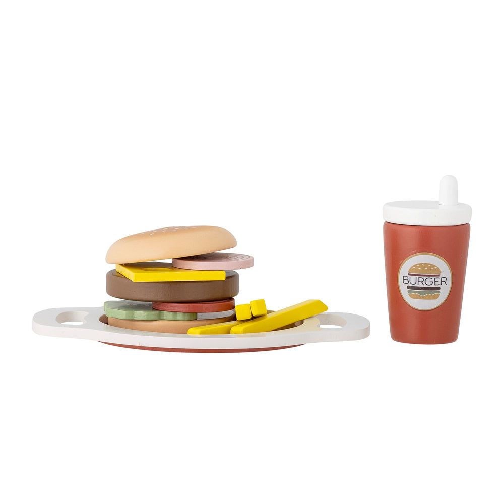 Toys - Jools Play Set, Food, Brown, FSC®100%, MDF Set of 13 - BLOOMINGVILLE MINI