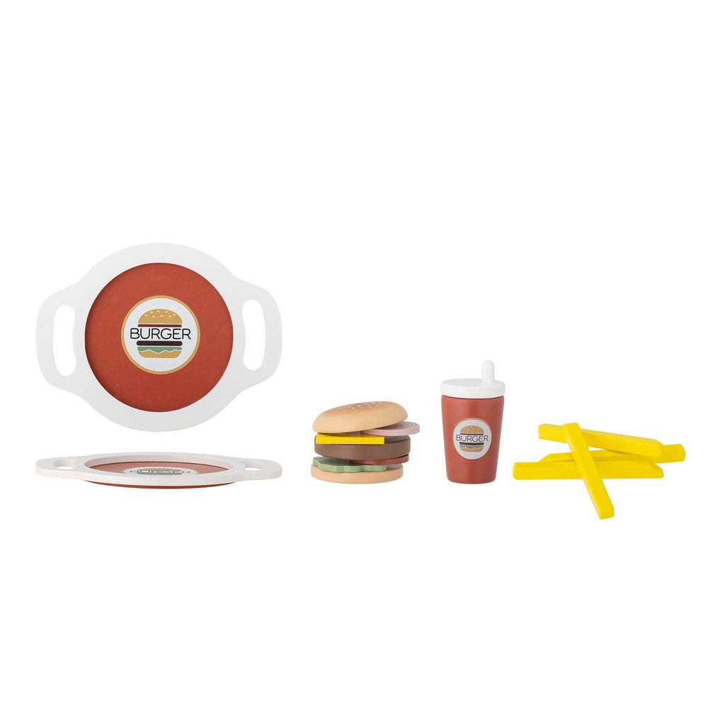 Toys - Jools Play Set, Food, Brown, FSC®100%, MDF Set of 13 - BLOOMINGVILLE MINI