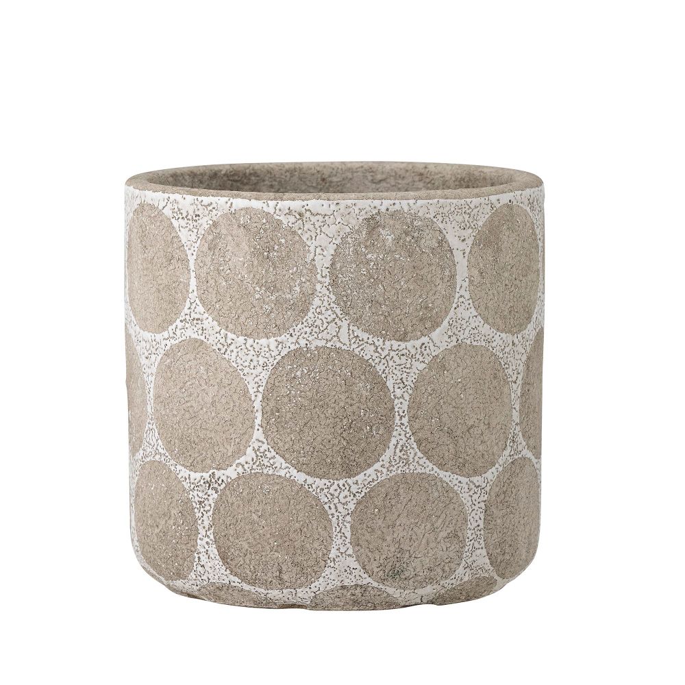 Pots de fleurs - Felan Pot de fleurs déco, Blanc, Terre cuite - BLOOMINGVILLE MULTIBRAND HOUSE