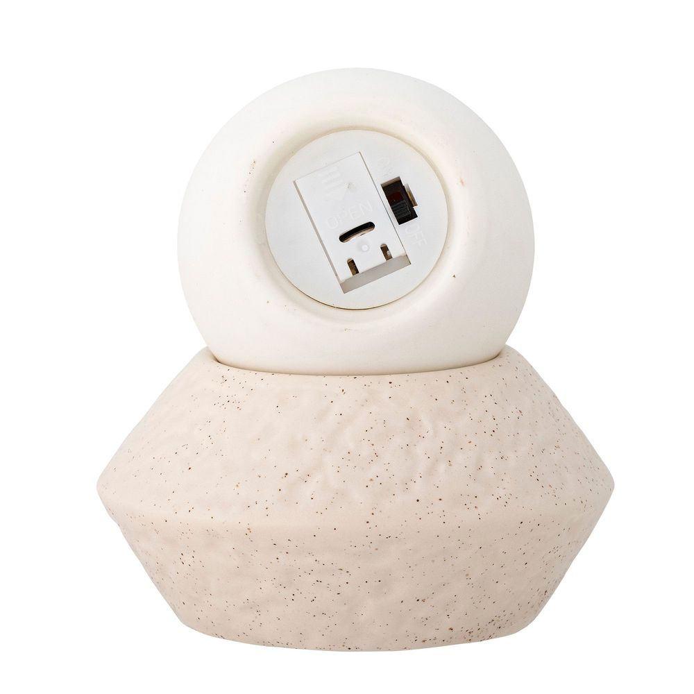 Wireless lamps - Capella Portable Lampe, Battery, White, Stoneware - BLOOMINGVILLE MULTIBRAND HOUSE