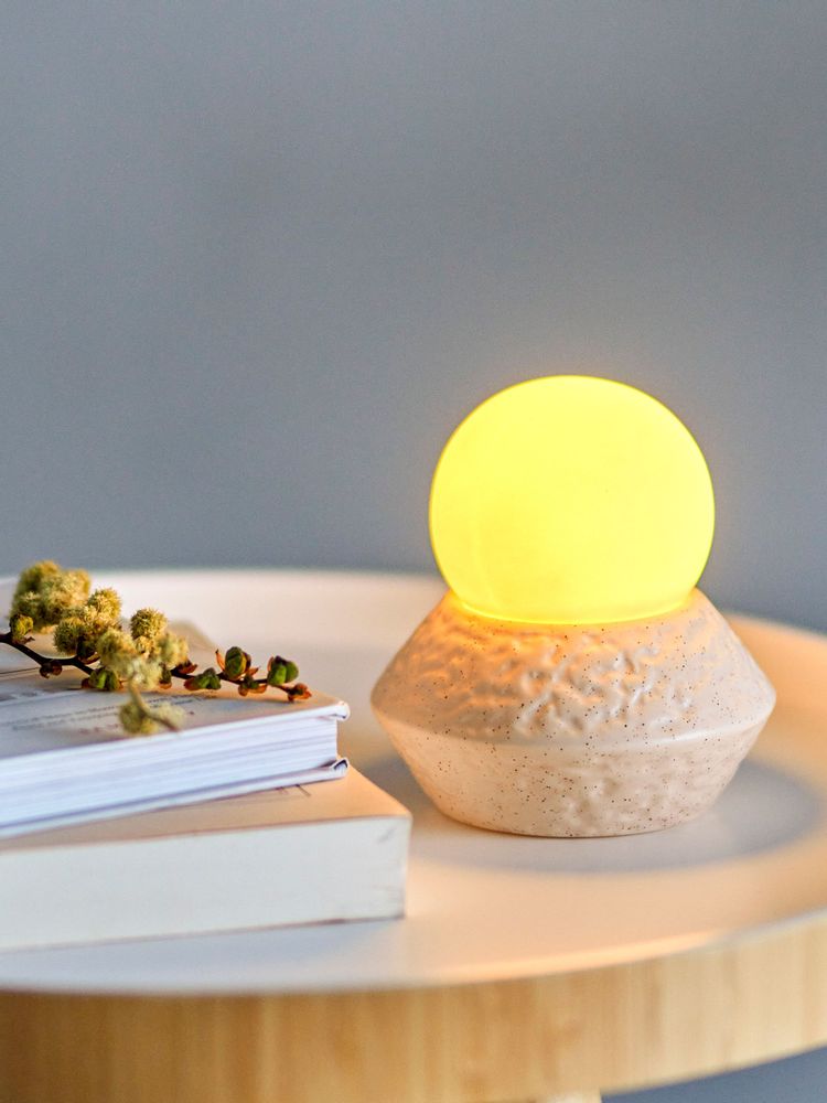 Wireless lamps - Capella Portable Lampe, Battery, White, Stoneware - BLOOMINGVILLE MULTIBRAND HOUSE