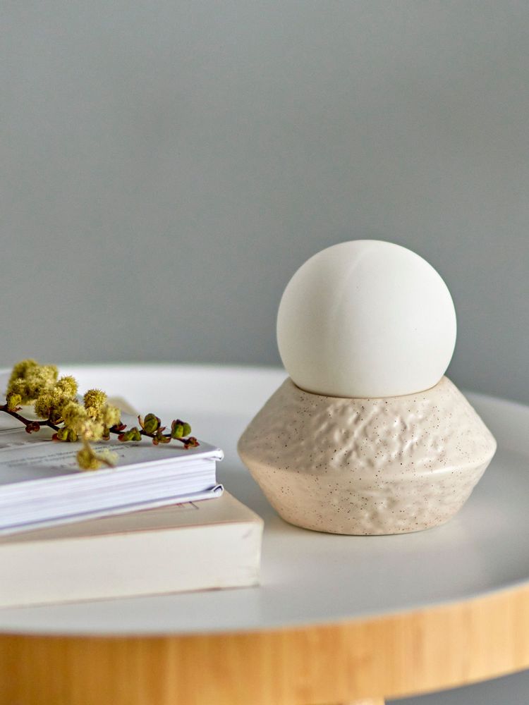 Wireless lamps - Capella Portable Lampe, Battery, White, Stoneware - BLOOMINGVILLE MULTIBRAND HOUSE