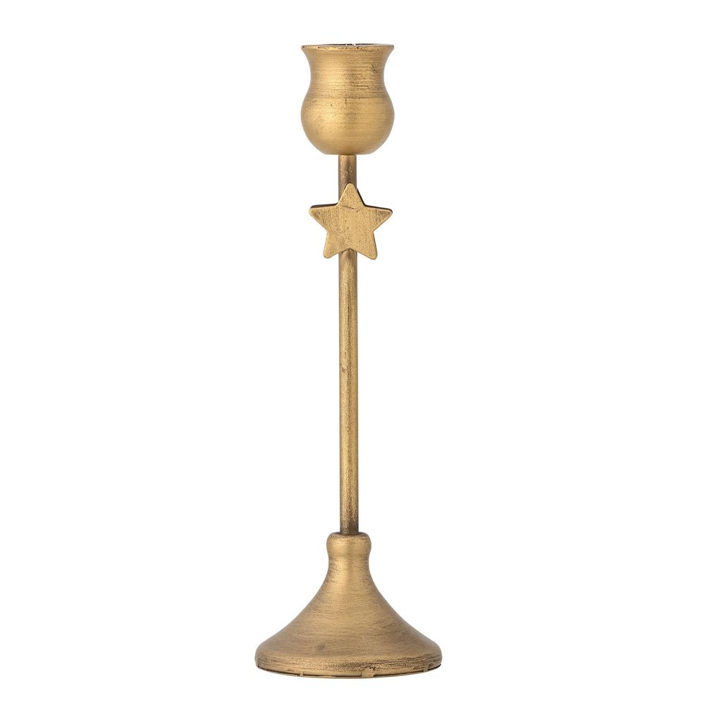 Candlesticks and candle holders - Eloy Candle Holder, Gold, Metal  - BLOOMINGVILLE MULTIBRAND HOUSE