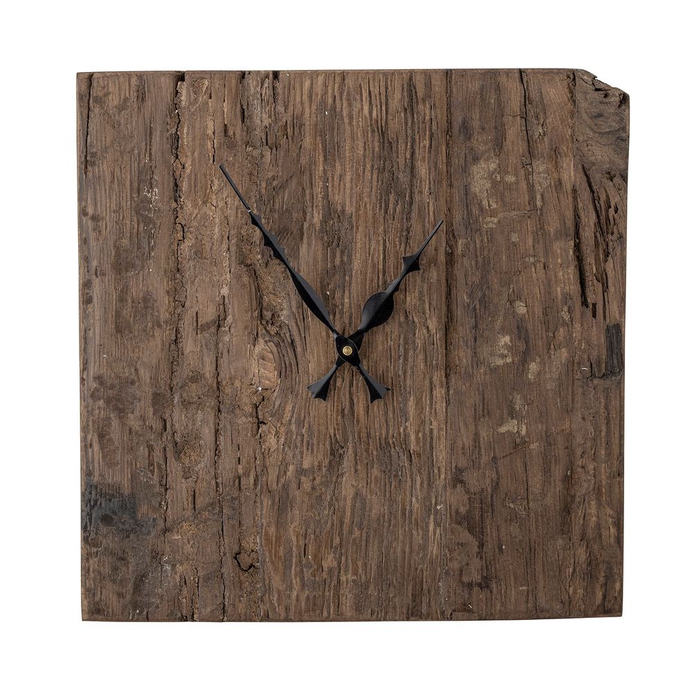 Horloges - Sarai Horloge murale, Marron, Bois de récupération  - CREATIVE COLLECTION