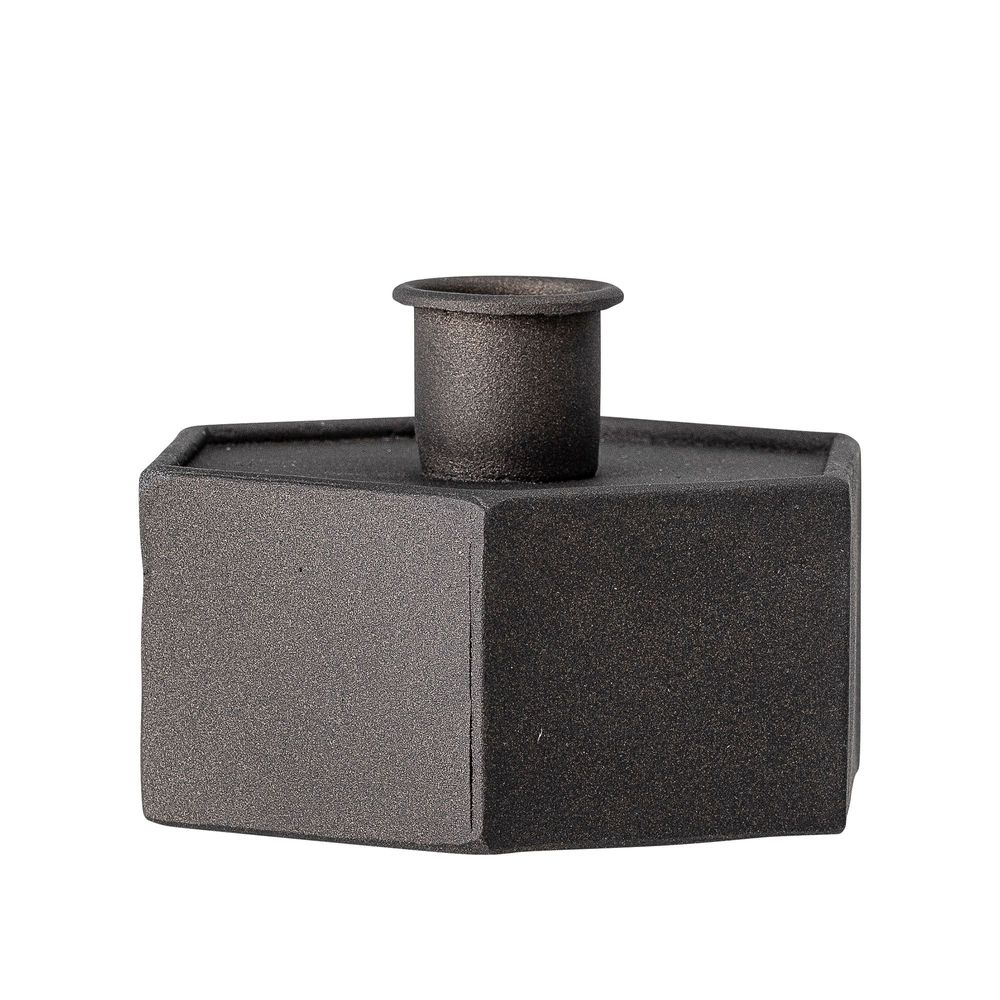 Bougeoirs et photophores - Nedal Bougeoir, Noir, Métal - BLOOMINGVILLE MULTIBRAND HOUSE