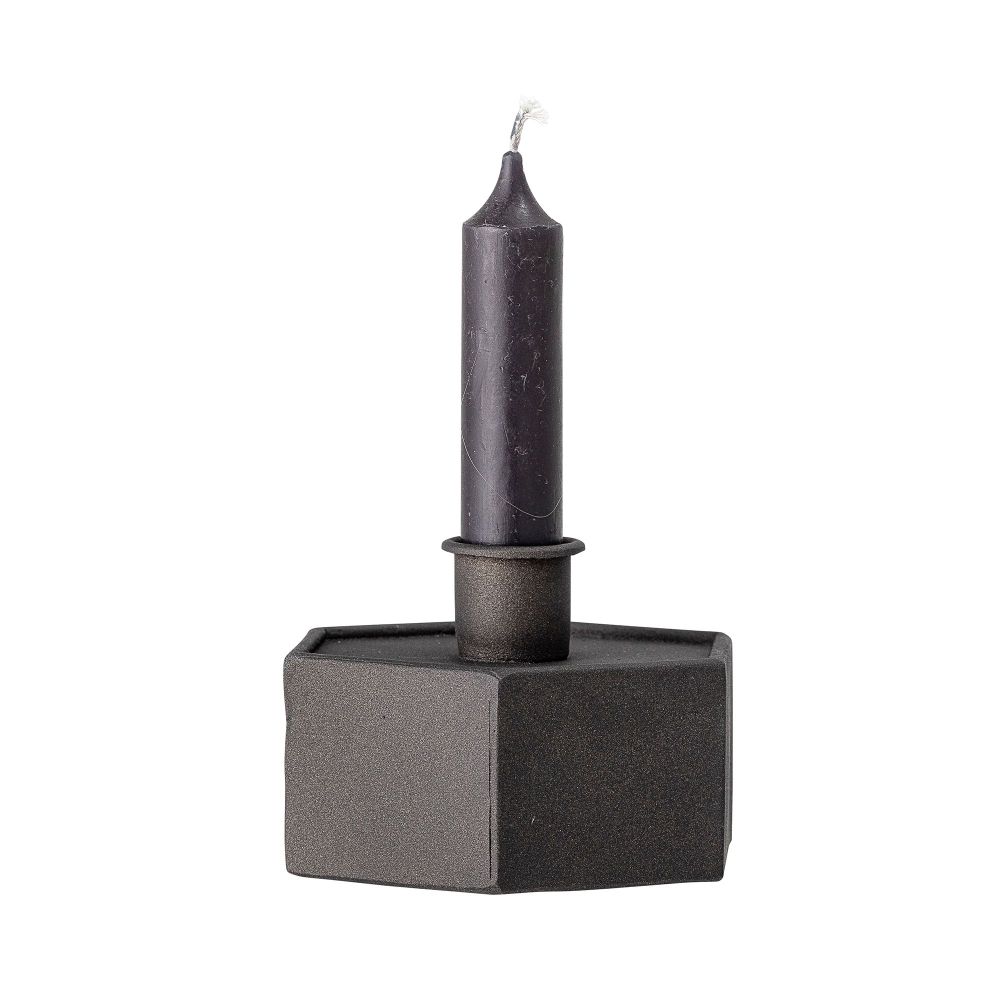 Bougeoirs et photophores - Nedal Bougeoir, Noir, Métal - BLOOMINGVILLE MULTIBRAND HOUSE