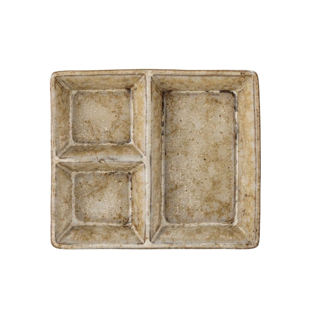 Couverts & ustensiles de cuisine - Risa Assiette de service, Marron, Grès - CREATIVE COLLECTION
