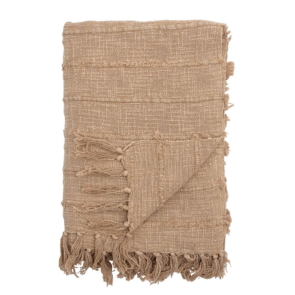 Throw blankets - Pisa Throw, Nature, Cotton - BLOOMINGVILLE MULTIBRAND HOUSE