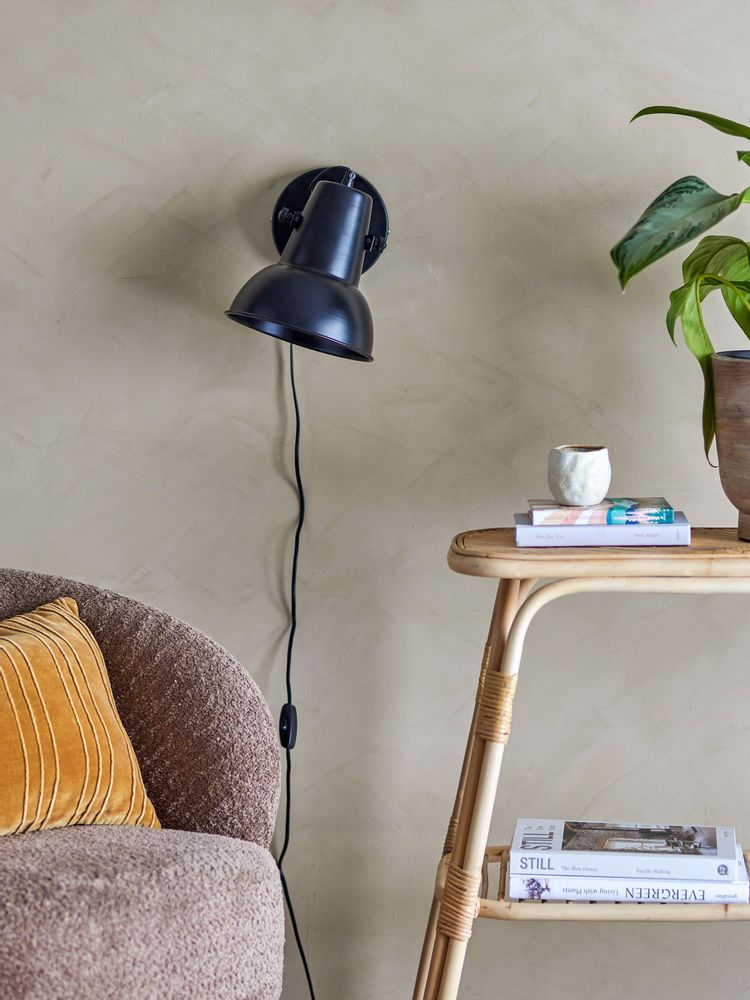 Wall lamps - Nikos Wall Lamp, Black, Metal - BLOOMINGVILLE MULTIBRAND HOUSE