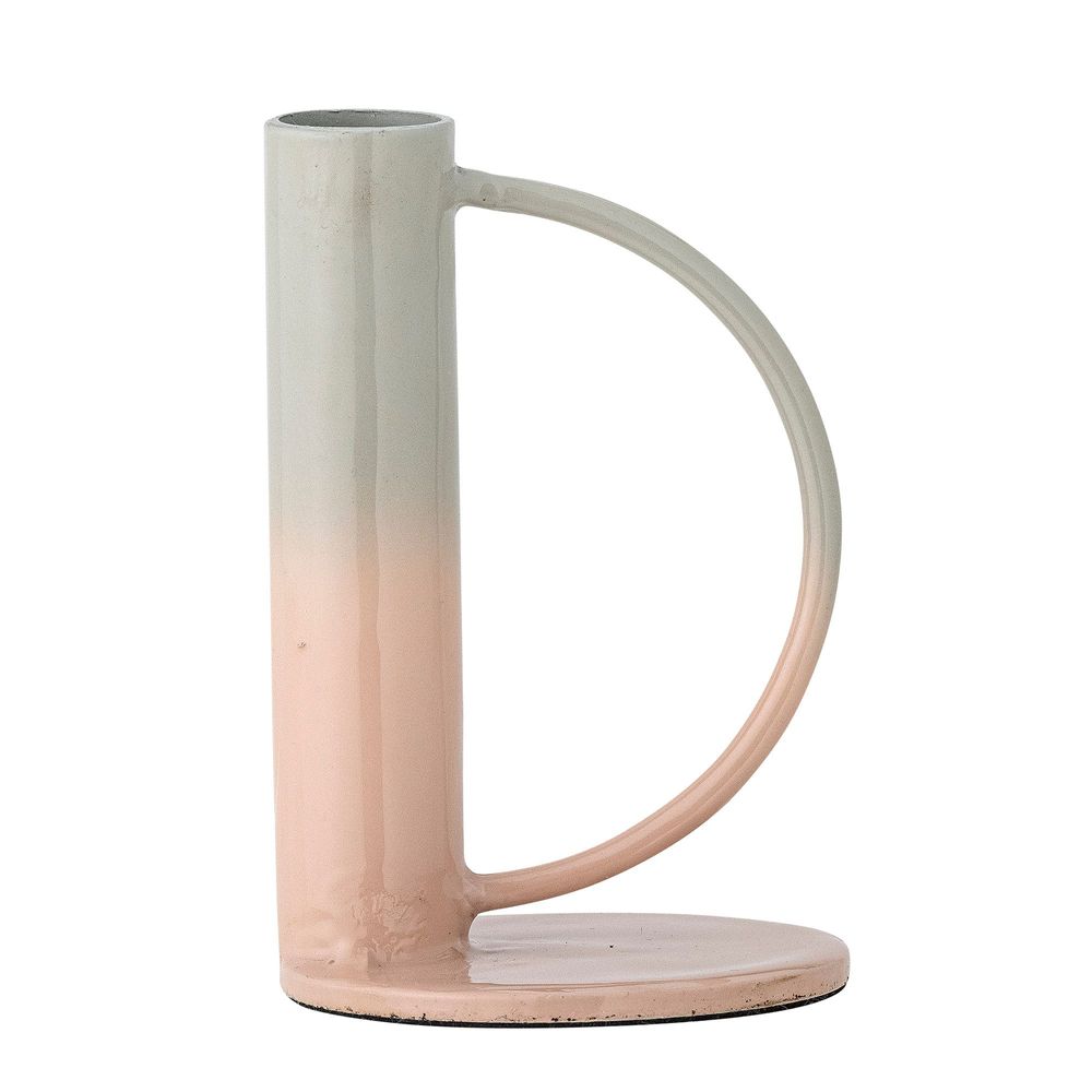Candlesticks and candle holders - Peach Candle Holder, Rose, Metal  - BLOOMINGVILLE MULTIBRAND HOUSE