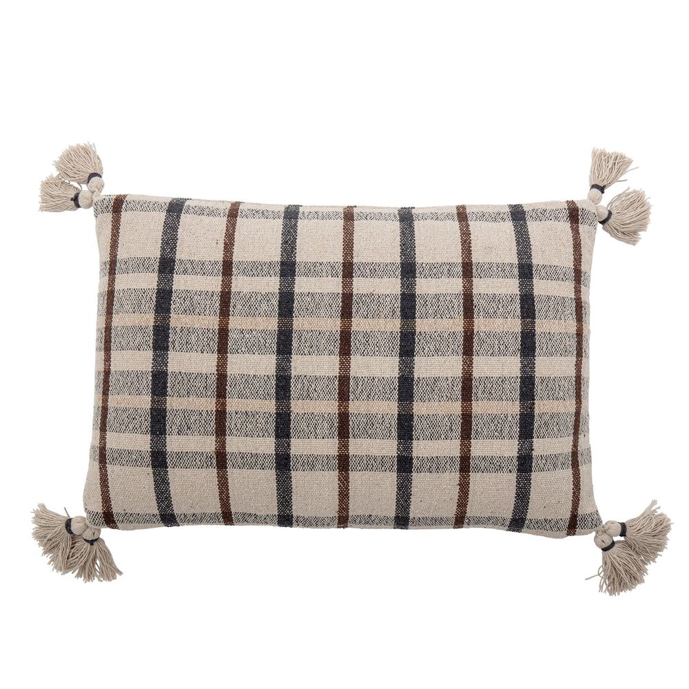 Coussins - Ebna Coussin, Nature, Coton recyclé - BLOOMINGVILLE MULTIBRAND HOUSE