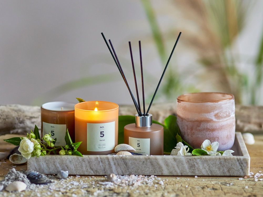 Bougies - NO. 5 - Sea Salt Bougie parfumée, Marron, Cire naturelle - ILLUME X BLOOMINGVILLE