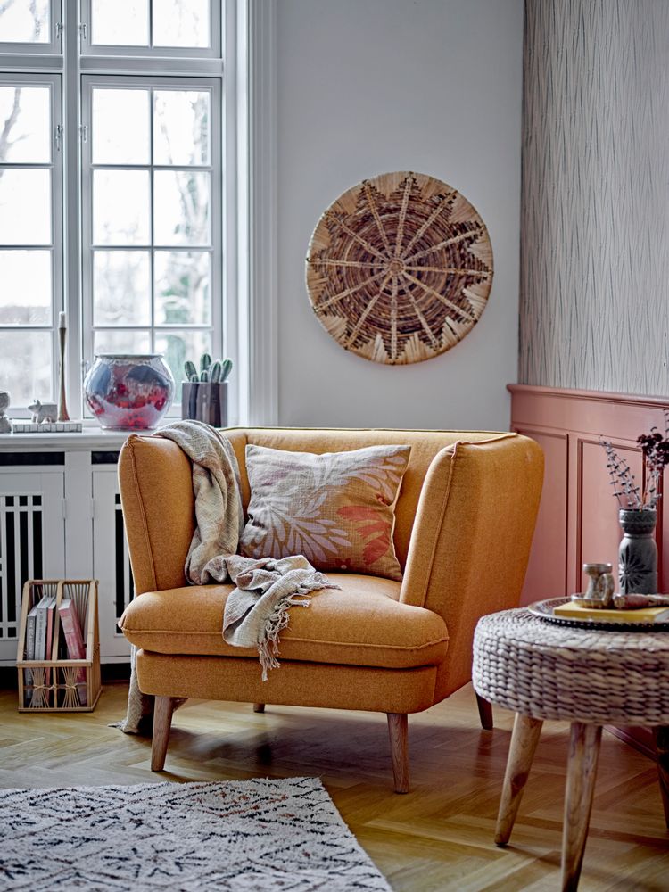 Cushions - Lark Cushion, Yellow, Cotton  - BLOOMINGVILLE MULTIBRAND HOUSE