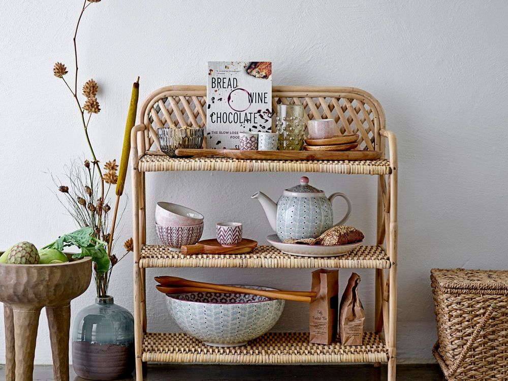 Bowls - Maya Bowl, Green, Stoneware - BLOOMINGVILLE MULTIBRAND HOUSE