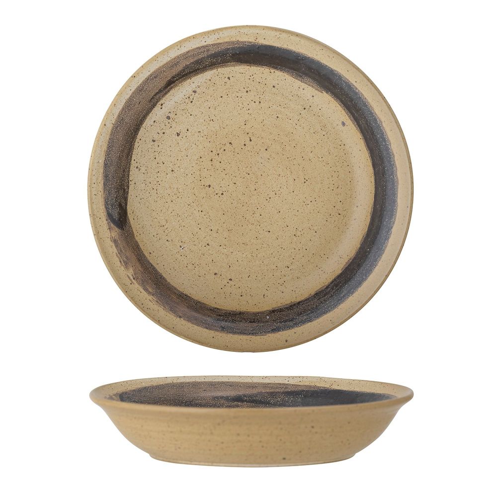 Assiettes au quotidien - Solange Assiette creuse, Nature, Grès - BLOOMINGVILLE MULTIBRAND HOUSE
