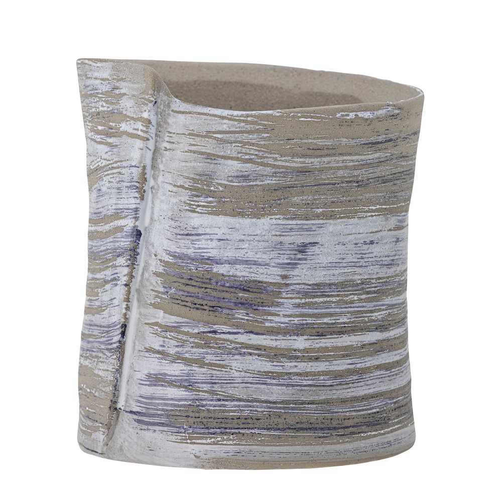 Pots de fleurs - Adelle Pot de fleurs, Gris, Grès - BLOOMINGVILLE MULTIBRAND HOUSE