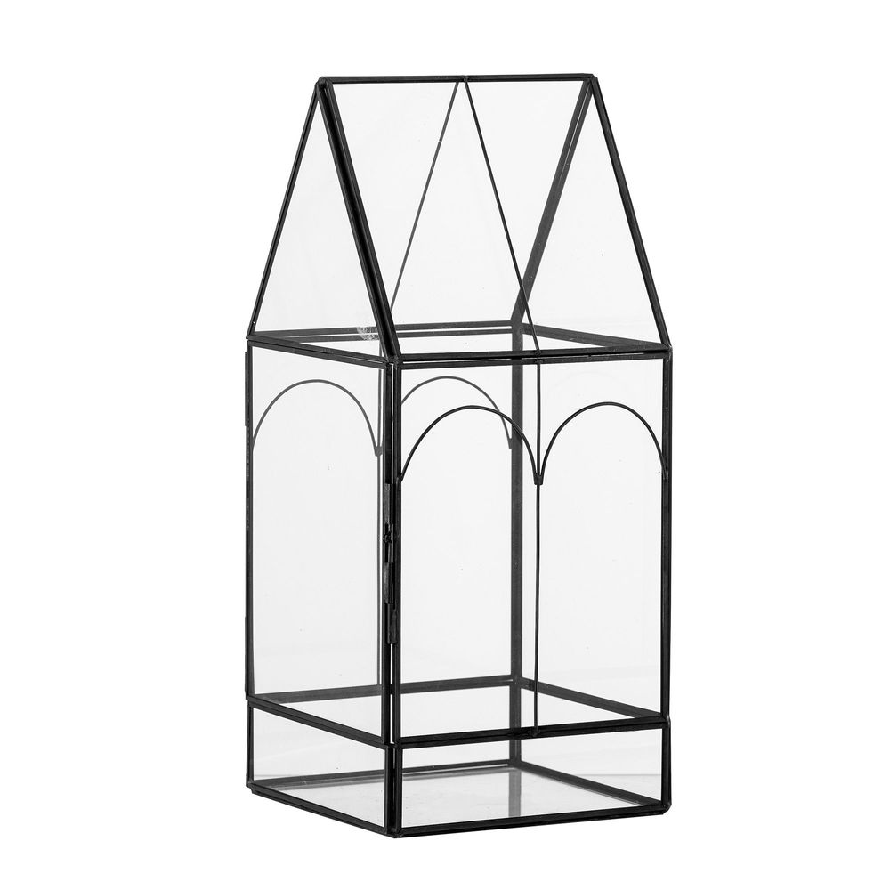 Boîtes de rangement - Ianto Boîte dÉaffichage, Noir, Verre - BLOOMINGVILLE MULTIBRAND HOUSE