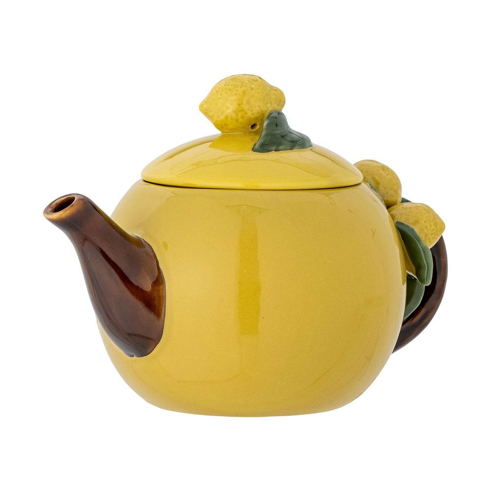 Kitchen utensils - Limone Teapot, Yellow, Stoneware - CREATIVE COLLECTION