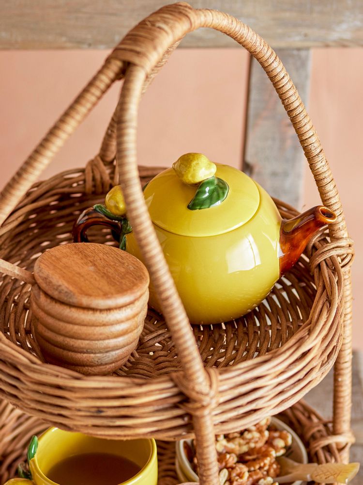 Kitchen utensils - Limone Teapot, Yellow, Stoneware - CREATIVE COLLECTION