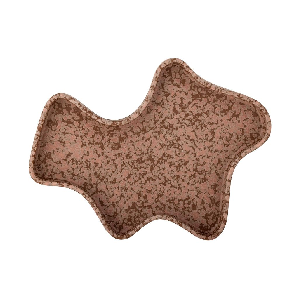 Trays - Lakey Tray, Brown, Stoneware - BLOOMINGVILLE MULTIBRAND HOUSE