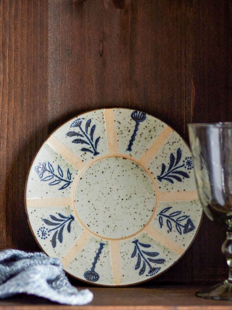 Assiettes au quotidien - Leonie Assiette, Blue, Grès - CREATIVE COLLECTION